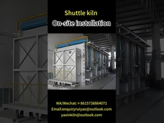 Pemasangan wol tahan api di Shuttle Kiln