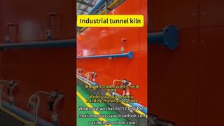 Tempat pembakaran terowongan suhu tinggi #kilnmanufacturer #tunnelkiln #brickfactory #madeinchina #kilnfired