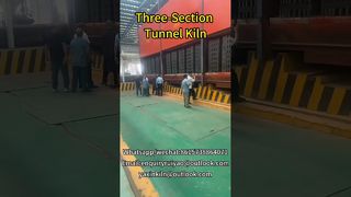 Kiln Terowongan Tiga Bagian #kilnmanufacturer #brickfactory #tunnelkiln#brickkiln #claybricks