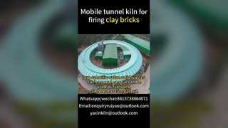 Lihat Mobile Tunnel Kiln untuk Penembakan Bata